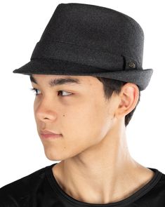 PRICES MAY VARY. GREAT QUALITY: You’ll want to take this durable, dazzling grey fedora hats for men everywhere you go. Made with a blend of 50% wool and 50% polyester, these short-brim trilby hats for men are designed to withstand the elements while maintaining a stylish appearance. The high-quality materials of this charcoal grey fedora ensures it retains its shape over time. The intricate craftsmanship imparts the perfect blend of prestige with impeccable taste. Hand wash only to prolong its l Grey Fedora, Fedora Hats For Men, Trilby Hats, Mens Fedora Hat, Italian Mens Fashion, Mens Fedora, Pork Pie Hat, Fedora Hat Men, Flat Brim Hat