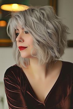 Best Short Shag Haircuts of 2024 Shag With Wispy Bangs, Med Length Hairstyles, Lady Hairstyles, Shag Haircuts For Women, Best Curly Haircuts, Medium Shag Hairstyles, Medium Shag, Shaggy Bob Haircut, Short Haircuts With Bangs