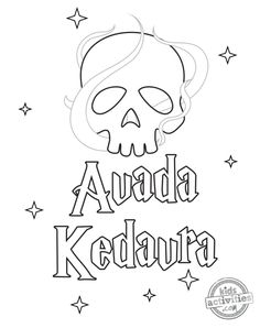 a drawing of a skull with the words anada kadwua on it