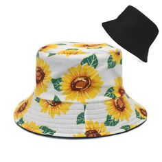 PRICES MAY VARY. 【Product Size】Circumference of the White Sunflower bucket hat is 22-22.8 inch/56-58cm, hat brim measures 2.36 inch/6cm and the crown is 5.9inch/47cm. One size fits most adult and youth heads. This sun hat is perfect for women、men and teens. Grab this beautiful unisex bucket hat and complete your daily outfit. 【Premium Quality】The bucket hat is made of cotton, lightweight, comfortable, foldable, especially for daily activities under sunlight. Fine cotton fabric protects the scalp Adjustable Outdoor Bucket Sun Hat, Yellow Beach Bucket Hat, Yellow Outdoor Hat With Uv Protection, Yellow Bucket Hat For Outdoor Summer Activities, White Reversible Sun Hat For Beach, Yellow Sun Hat With Uv Protection For Outdoor, White Reversible Sun Hat For The Beach, Yellow Summer Outdoor Bucket Hat, Reversible White Sun Hat For The Beach