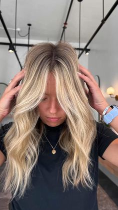 Things to ask for  • Easy growout   • Depth still in hair   • Blonder around the hairline   • Neutral warm tone Root Tap, Things To Ask, Blonde Roots, Warm Blonde, Hair Appointment, Warm Tone, Hair Inspo Color, Face Hair