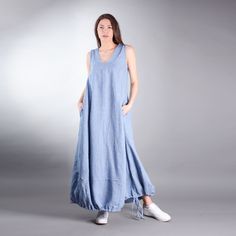 "Linen Dress, Boho Dress, Plus Size Dress, Maternity Dress, Linen Clothing, Plus Size Linen, Plus Size Clothing, Womens Linen Dress ^ Sizes: The item can be made in sizes from XXS to 7XL. Please, use the size chart below or if you are not sure about your size, just * contact us with your measures! ^ Estimated delivery times: It takes us up to 3 days to make and ship this item. Standard delivery: - 10-15 biz days to the US, Canada - 5-7 days to Europe - 15-20 biz days to Australia and World MATER Summer Maternity Long Dress, Cotton V-neck Maternity Dress, Long Summer Maternity Dress, Long Maternity Summer Dress, Casual Maxi Maternity Dress, Sleeveless Cotton Maternity Dress, Casual Cotton Maternity Dress For Summer, Casual Summer Cotton Maternity Dress, Spring Sleeveless Maternity Dress