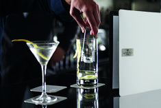 Securit® Leather Range Menu Holder - Raw.  #restaurant #hotel #wine #food #stylish #menu #white 100% re-purposed natural, bonded leather. Additional metal plate included for personalized printing / engraving. Available in six colours. Raw Restaurant, Leather Menu, Martini Glass, Champagne Flute, Martini, Coffee Maker