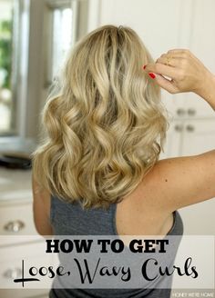 Curls For Medium Length Hair, Curl Tutorial, Hair Curling Tutorial, Curl Your Hair, Hair Curling Tips, Wavy Curls, Curls For Long Hair