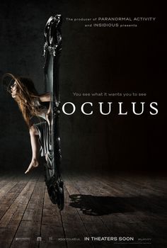 the movie poster for oculus is displayed on an instagramt page, and it appears to be fake