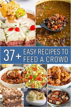 Dinner Ideas to feed a crowd 3 Ingredients Recipes, Ideas To Feed A Crowd, Creamed Corn Casserole Recipe, Fruit Salad With Pudding, Hearty Recipes, Corn Dip Recipes, Beans And Sausage, Baked Bean Recipes