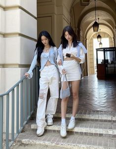 Twining Outfits, Different Body Sizes, Bff Matching Outfits, Coordinates Outfits, Bestie Outfits, Matching Outfits Best Friend, Different Body Types, Outfit Looks, Best Friend Outfits