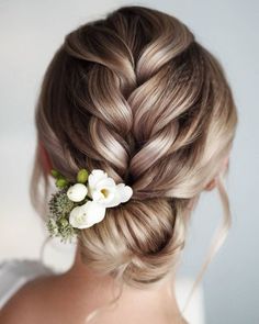 Braided Updo For Wedding, Natural Hair Updo Wedding, Braid Bun Updo, Wedding Braid, Updos For Short Hair, Braid Updo, Formal Updos, Wedding Hair Up, Wedding Braids