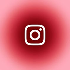 a red and white photo with the instagram logo in the center, on a pink background