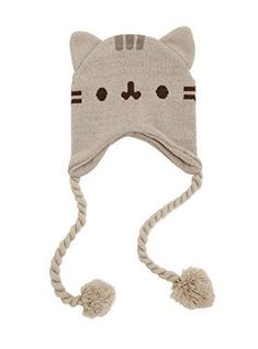 PRICES MAY VARY. 100% Acrylic Pull-On closure Hand Wash Only Cat Beanie Tutorial, Cat Patterns Free, Crochet Cat Beanie, Pusheen The Cat, Cat Beanie, Pusheen Cat, Cat Hat, Kawaii Cat, Crochet Cat