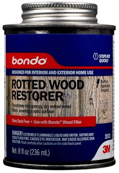 bondo rotted wood restoreer