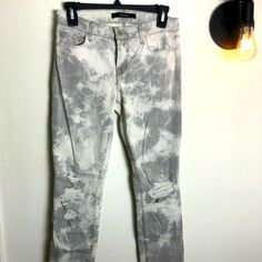 New (Never Worn Besides This Photo) Without Tags, Super Stretch, Tie Dye Jeans. Low Rise, Slit At Bottom Of Each Leg(Which Widens Out The Bottom Just Slightly) Dye Jeans, Tie Dye Jeans, Boyfriend Fit Jeans, Jean Color, Jeans Low Rise, Straight Cut Jeans, Jeans Low, J Brand Jeans, Medium Wash Jeans