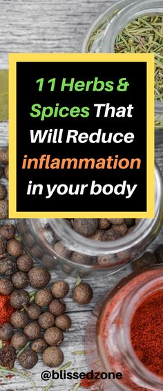 herbs and spices that will reduce information in your body