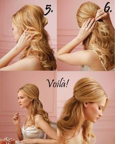 Beautiful!! Pretty wedding hair style with tiara and veil #weddinghair #weddinghairstyle #weddingupdo #updo #hairstyle #jevel #jevelwedding #jevelweddingplanning Ideas Vintage, Beauty And Fashion, Hair Envy, Half Up Half Down, Great Hair, Gorgeous Hair, Half Up