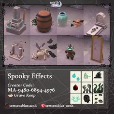 spooky effects for the game creator