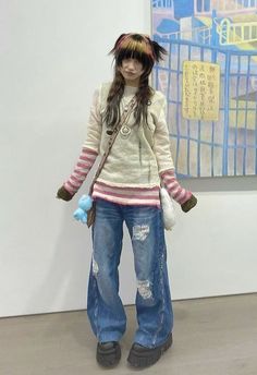 Japanese 80s Style, Grunge Y2k Harajuku, 90s Harajuku Fashion, Rikki H2o, 2000s Japanese Fashion, Gyaru Fashion, Lisa Frank, Make Friends, Grunge Goth