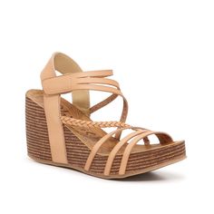 Blowfish Malibu-Heidi Wedge Sandal Lift warm weather looks with stylish appeal in the Heidi wedge sandal from Blowfish Malibu. This strappy pair features a braided accent and thick platform for eye-catching flair. Wedge Sandal, Wedge Sandals, Warm Weather, Wedges, Sandals