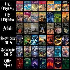 an image of harry potter book covers