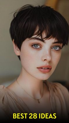 Dive deep into the world of short hairstyles with these 28 pixie cuts with bangs. Each style is crafted for maximum impact and ease of maintenance. Pixie Haircut With Bangs, 2024 Hairstyles, Edgy Pixie, Haircut With Bangs, Bob Braids, Summer Haircuts, Round Face Haircuts