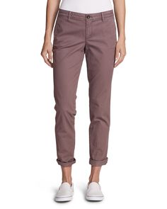 Fitted Straight Leg Chinos With Elastic Waistband, Versatile Mid-rise Pants With Comfort Waistband, Comfort Stretch Bottoms With Straight Leg, Cotton Bottoms With Hip Pockets And 5-inch Inseam, Comfortable Straight Leg Bottoms With Comfort Stretch, Fitted Cotton Pants With 5-inch Inseam, Stretch Ankle-length Pants With Comfort Waistband, Comfort Stretch Cotton Straight Leg Bottoms, Cotton Straight Leg Bottoms With Comfort Waistband