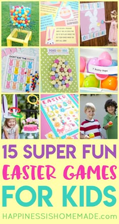 some fun easter games for kids to play with