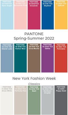 the pantone spring summer 2012 color scheme