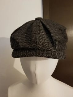 The RetroRidge Classic tweed newsboy cap is a nod to the golden era of original street style, exuding timeless charm and rugged sophistication. Lightweight, functional, and stylish. For men and women.

2-day processing. Shipped in 4-7 days. Classic Fall Hat With Herringbone Pattern, Classic Fall Herringbone Hat, Classic Black Hat With Herringbone Pattern, Black Herringbone Pattern Flat Cap, Classic Winter Hats For Workwear, Classic Short Brim Beret For Fall, Classic Fall Baseball Cap, Vintage Black Beret For Fall, Heritage Fashion