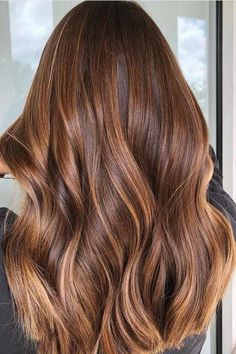 Hair Color Light Brown, Winter Hair Color, Long Wavy Hair