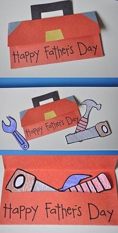 father's day crafts made with construction paper