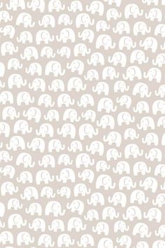 an elephant pattern is shown in white on a gray background