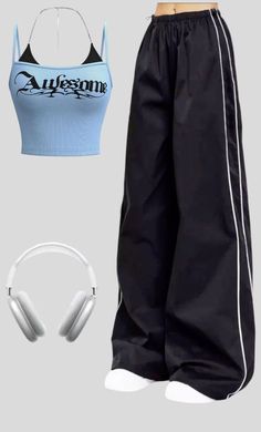 #pinterest Dance Style Outfits Hip Hop, Hip Hop Outfits For Women, Black Track Pants Outfit, Dance Outfits Hip Hop, Track Pants Outfit Women, Hip Hop Dance Outfits, Track Pants Outfit, Dance Pants, Outfit Inspo Casual