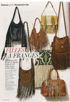 sacs à franges Fringe Purse Outfit, Summer Melancholy, Shoulder Bag Outfit, Black Pinterest, Boho Rock, Micro Bags, Fringe Purse, Fringe Bags, Boho Bags