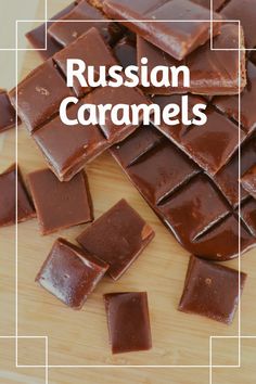 Indulge in the rich, velvety texture of our easy and delicious Russian Caramels recipe. Follow our step-by-step guide and create homemade caramels that are perfect for gifting or enjoying by yourself. Don't miss out on this sweet, irresistible treat! Caramels Recipe, Homemade Caramel Recipes, Soft Caramels, Homemade Caramels, Nougat Recipe, Fruit Cake Recipes, Trifle Recipes, Recipes Fruit, Best Christmas Recipes