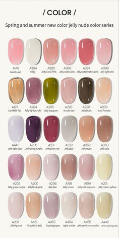 Jelly Gel Nail Polish, Gel French Manicure, Pink Gel, Blush Nails, Pretty Gel Nails, Gel Art, Soft Nails