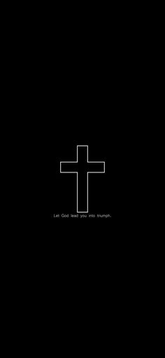 a black background with a white cross on it