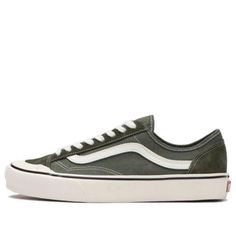 Vans Style 136 Decon VR3 SF 'Olive Khaki' VN0A4BX950K (SNKR/Skate/Unisex/Low Top/Non-Slip/Wear-resistant) Green Vans Skate Shoes For Skateboarding, Green Low-top Skate Shoes For Outdoor, Classic Green Vans Sneakers, Classic Green Sneakers For Outdoor, Casual Green Skate Shoes For Outdoor, Classic Green Outdoor Sneakers, Classic Green Skate Shoes For Streetwear, Classic Green Skate Shoes For Sports, Green Vans Sporty Skate Shoes