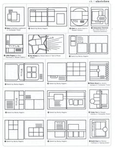 some diagrams for different types of furniture