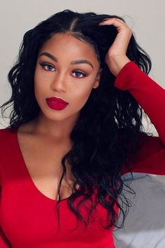 Prom Makeup For Red Dress, Red Makeup Looks, Christmas Makeup Tutorial, Festive Makeup, Red Lips Makeup Look, Make Up Tutorials, Christmas Makeup Look, Red Dress Makeup, Red Lip Makeup