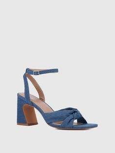 Flare Heels, Denim Heels, Elevate Your Look, Your Style, Perfect Fit, Buckle, New York, Square, Heels