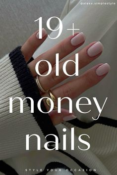 Summer Nails Classy Elegant, Classic Nail Polish Colors Classy, Nail Luxury Design, Classy Manicure Short Nails, Neutral Minimalist Nails, Elegant Nail Polish Colors, Elegant Nail Shape, Short Gel Nails Elegant, Nails 40 Year Old