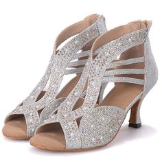 Salsa Dancing Outfit, Salsa Dance Shoes, Salsa Shoes, Ballroom Shoes, Latin Shoes, Dance Boots, Salsa Dance, Latin Dance Shoes, Glitter Sandals