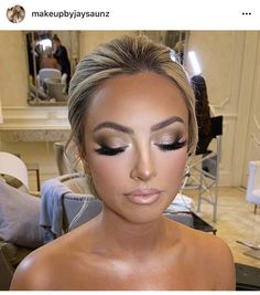 Pageant Glam Makeup, Pageant Makeup For Blondes, Bridesmaid Makeup Green Eyes, Bridal Makeup Green Eyes, Full Glam Wedding Makeup, Full Glam Bridal Makeup, Wedding Makeup Blonde, Makeup Green Eyes, Pageant Hair And Makeup