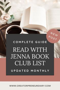 the complete guide to read with jennya book club list