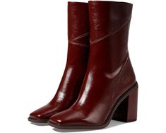 Franco Sarto Stevie Women Heel Boots, Brown Water, Thanksgiving Outfits, Mahogany Brown, Red Boots, Shoe Inspo, Franco Sarto Shoes, Mode Inspo, Brown Leather Boots