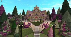 Bloxburg Victorian House, Bloxburg Town, Town Ideas, Cottage Style House Plans, Bloxburg Ideas, House Floor Design, House Design Pictures, Unique House Design, Bird Houses Diy