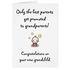 congratulations card for grandparents on their new grandchild