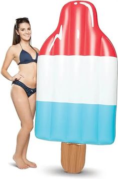 Amazon.com : popsicle floats Fourth Of July Pool Party, Ice Cream Pool Float, Cool Pool Floats, Rocket Pop, Pool Floaties, Swim Season, Inflatable Pool Floats, Ice Pop, Giant Inflatable