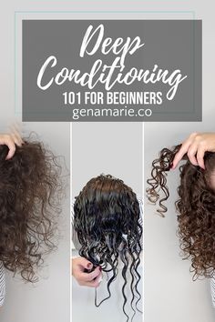 How to Fix Stringy Curls when Refreshing & Clump Curls – Gena Marie Frizz Hair, Conditioning Hair, Hair Washing, Tight Curls