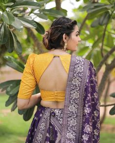 yellow blouse# blouse back neck design#simple back neck design#stylish blouse design#backless blouse#blouse#stylish blouse for women#yellow back neck design# Stylish Blouse Design Backless, Simple Back Neck Design, Jacquard Lehenga, Blouse Back Neck Design, Back Neck Design, Blouse Back Neck, Long Blouse Designs, Latest Blouse Designs Pattern, Backless Blouse Designs