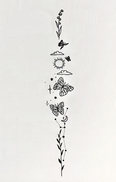 Goth Symbols, Tattoos Simplistic, Tattoos Elegant, Simple Leg Tattoos, Tattoos Feminine, Tattoos Pretty, Earthy Tattoos, Hippie Tattoo, Clever Tattoos